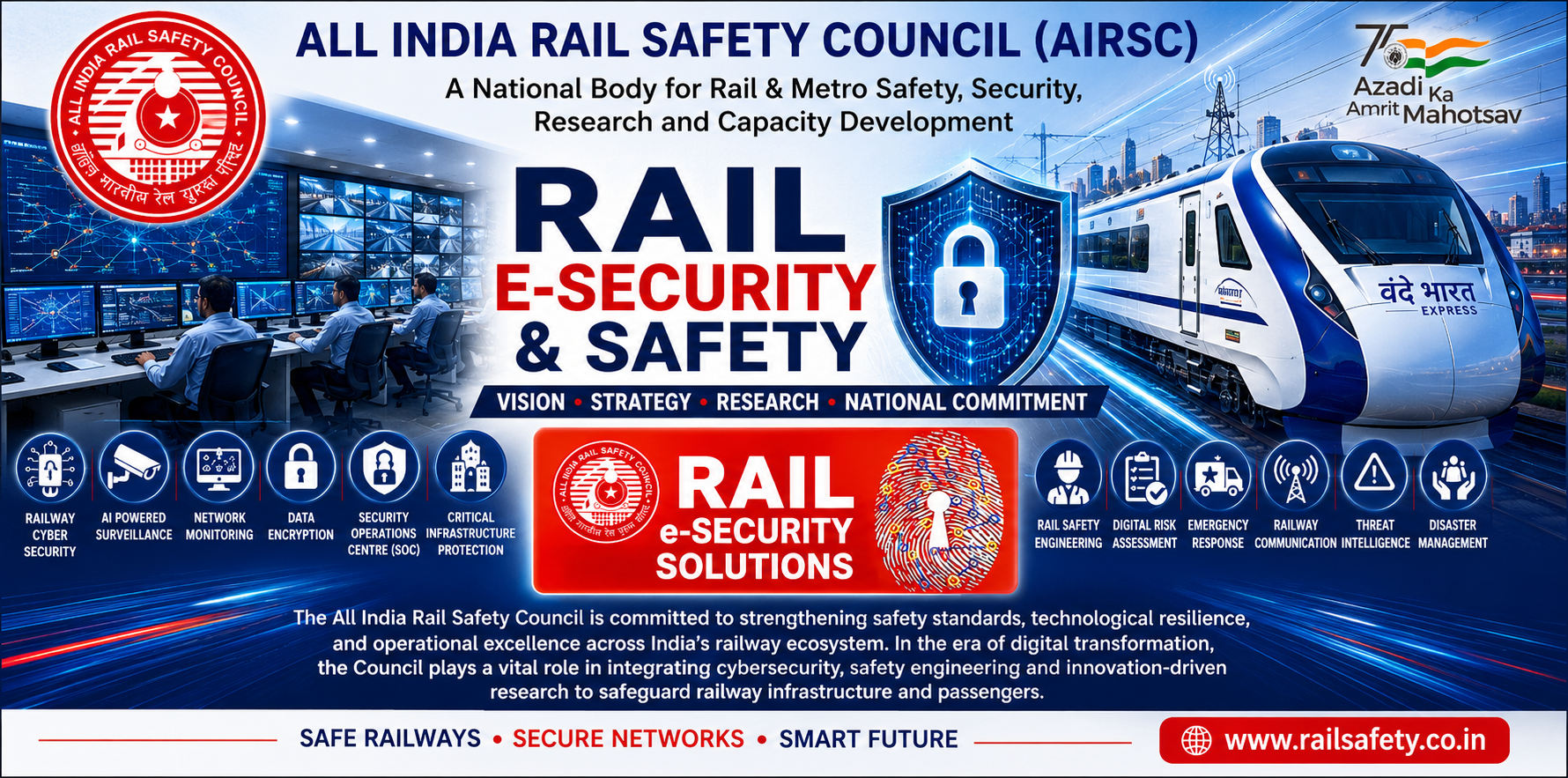 Rail E-Security & Safety: Vision, Strategy, Research and National Commitment